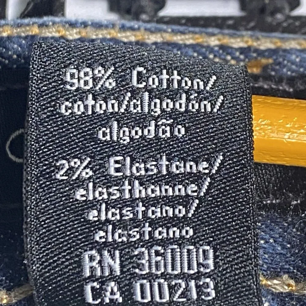 Calvin Klein Talla Jeans Women's Blue Size 2 28/29 Lean Bootcut Low Rise